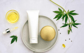 A bottle and class of CBD oil
